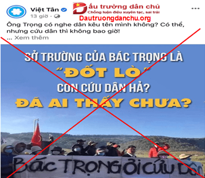 Việt Tân cố tình lợi dụng luật đất đai để xuyên tạc