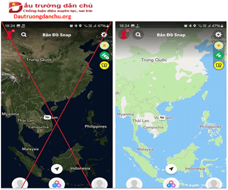 Người dùng mạng xã hội ở việt Nam đồng loạt tẩy chay Snapchat vì bản đồ “đường lưỡi bò” phi pháp