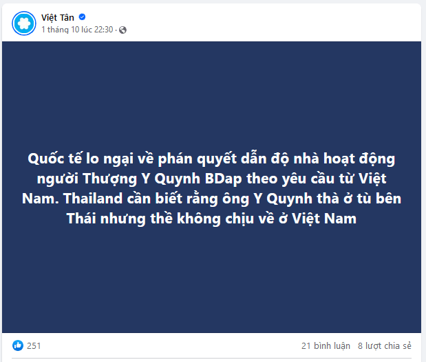 Khôi hài trào lưu phản đối phán quyết dẫn độ tên khủng bố về Việt Nam